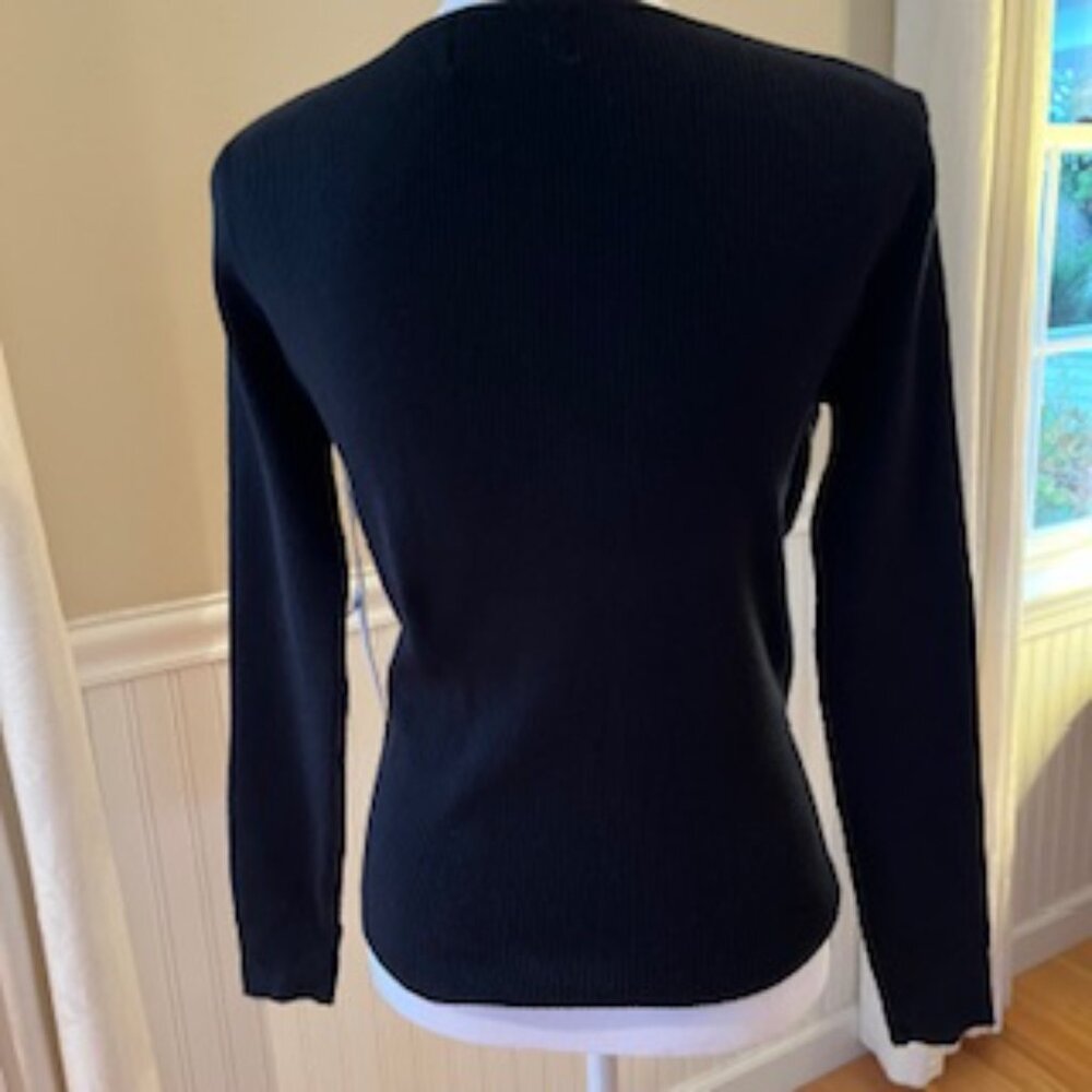 NWT SIX/FIFTY  Sammie Criss Cross Sweater in Black - Medium - Picture 3 of 11